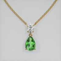 1.70 Ct. Gemstone Pendant, 14K Yellow Gold 1