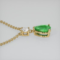 1.70 Ct. Gemstone Pendant, 14K Yellow Gold 3