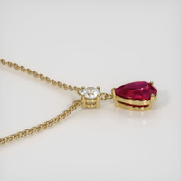 2.80 Ct. Ruby Pendant, 14K Yellow Gold 3