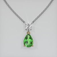 1.70 Ct. Gemstone Pendant, 14K Yellow & White 1