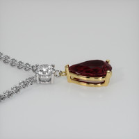 2.18 Ct. Gemstone Pendant, 14K Yellow & White 3