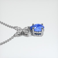 1.81 Ct. Blue Sapphire Pendant, Platinum 950 3