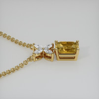 1.68 Ct. Gemstone Pendant, 18K Yellow Gold 3