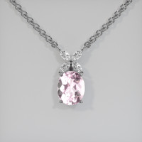 2.60 Ct. Gemstone Pendant, Platinum 950 1