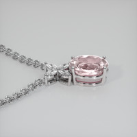 3.10 Ct. Gemstone Pendant, 18K White Gold 3