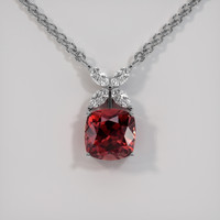 3.10 Ct. Gemstone Pendant, 18K White Gold 1