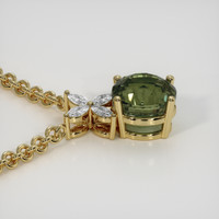 4.03 Ct. Gemstone Pendant, 14K Yellow Gold 3