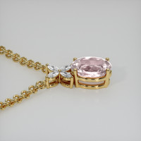 3.10 Ct. Gemstone Pendant, 18K Yellow Gold 3