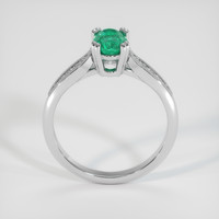 0.75 Ct. Emerald Ring, Platinum 950 3