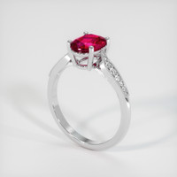 1.32 Ct. Ruby Ring, Platinum 950 2