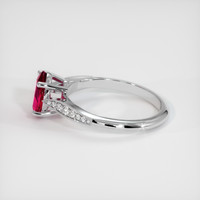 1.32 Ct. Ruby Ring, Platinum 950 4