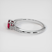 0.53 Ct. Ruby Ring, Platinum 950 4