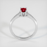1.28 Ct. Ruby Ring, 14K White Gold 3