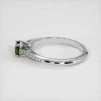 0.54 Ct. Gemstone Ring, 18K White Gold 4