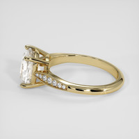 2.59 Ct. White Sapphire Ring, 14K Yellow Gold 4