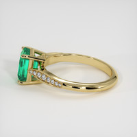 1.83 Ct. Emerald Ring, 18K Yellow Gold 4