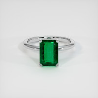 2.65 Ct. Emerald Ring, Platinum 950 1