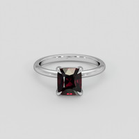 1.83 Ct. Red Spinel Ring, Platinum 950 1