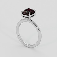 1.83 Ct. Red Spinel Ring, Platinum 950 2
