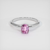 1.41 Ct. Pink Sapphire Ring, Platinum 950 1