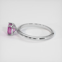 1.41 Ct. Pink Sapphire Ring, Platinum 950 4