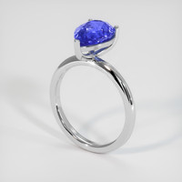 2.78 Ct. Color Change Sapphire Ring, Platinum 950 2