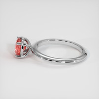 1.67 Ct. Padparadscha Sapphire Ring, Platinum 950 4