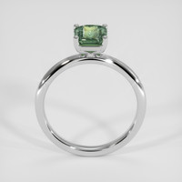 1.34 Ct. Yellowish Green Sapphire Ring, Platinum 950 3