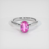 1.54 Ct. Sapphire Ring, Platinum 950 1