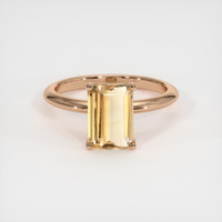 2.94 Ct. Gemstone Ring, 14K Rose Gold 1