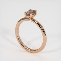 0.54 Ct. Gemstone Ring, 14K Rose Gold 2