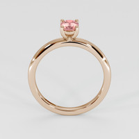 0.57 Ct. Padparadscha Sapphire Ring, 14K Rose Gold 3