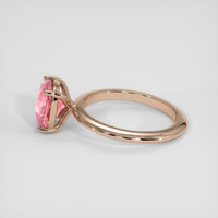 3.03 Ct. Padparadscha Sapphire Ring, 14K Rose Gold 4
