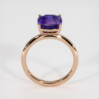 4.04 Ct. Bi Color Sapphire Ring, 14K Rose Gold 3