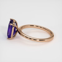 4.04 Ct. Bi Color Sapphire Ring, 14K Rose Gold 4