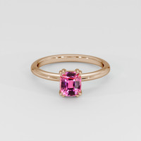 1.19 Ct. Pink Sapphire Ring, 14K Rose Gold 1