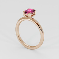 1.19 Ct. Pink Sapphire Ring, 14K Rose Gold 2