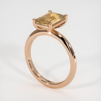 2.94 Ct. Gemstone Ring, 18K Rose Gold 2
