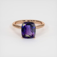 4.04 Ct. Bi Color Sapphire Ring, 18K Rose Gold 1