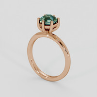 1.53 Ct. Bi Color / Parti Sapphire Ring, 18K Rose Gold 2