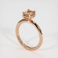 1.29 Ct. Sapphire Ring, 18K Rose Gold 2