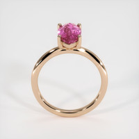 1.95 Ct. Purplish Pink Sapphire Ring, 18K Rose Gold 3