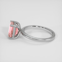 1.56 Ct. Multi Color Tourmaline Ring, Silver 4
