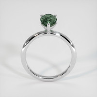 2.06 Ct. Green Sapphire Ring, 10K White Gold 3