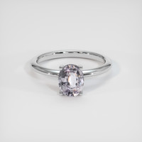1.32 Ct. Purple Sapphire Ring, 10K White Gold 1