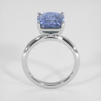 5.68 Ct. Greyish Blue Sapphire Ring, 10K White Gold 3