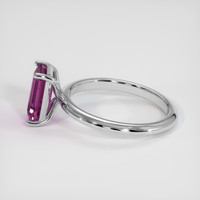 2.06 Ct. Purple Sapphire Ring, 10K White Gold 4