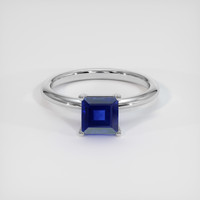 1.33 Ct. Sapphire Ring, 14K White Gold 1