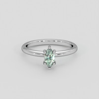 0.46 Ct. Alexandrite Ring, 14K White Gold 1