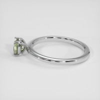 0.56 Ct. Green Sapphire Ring, 14K White Gold 4